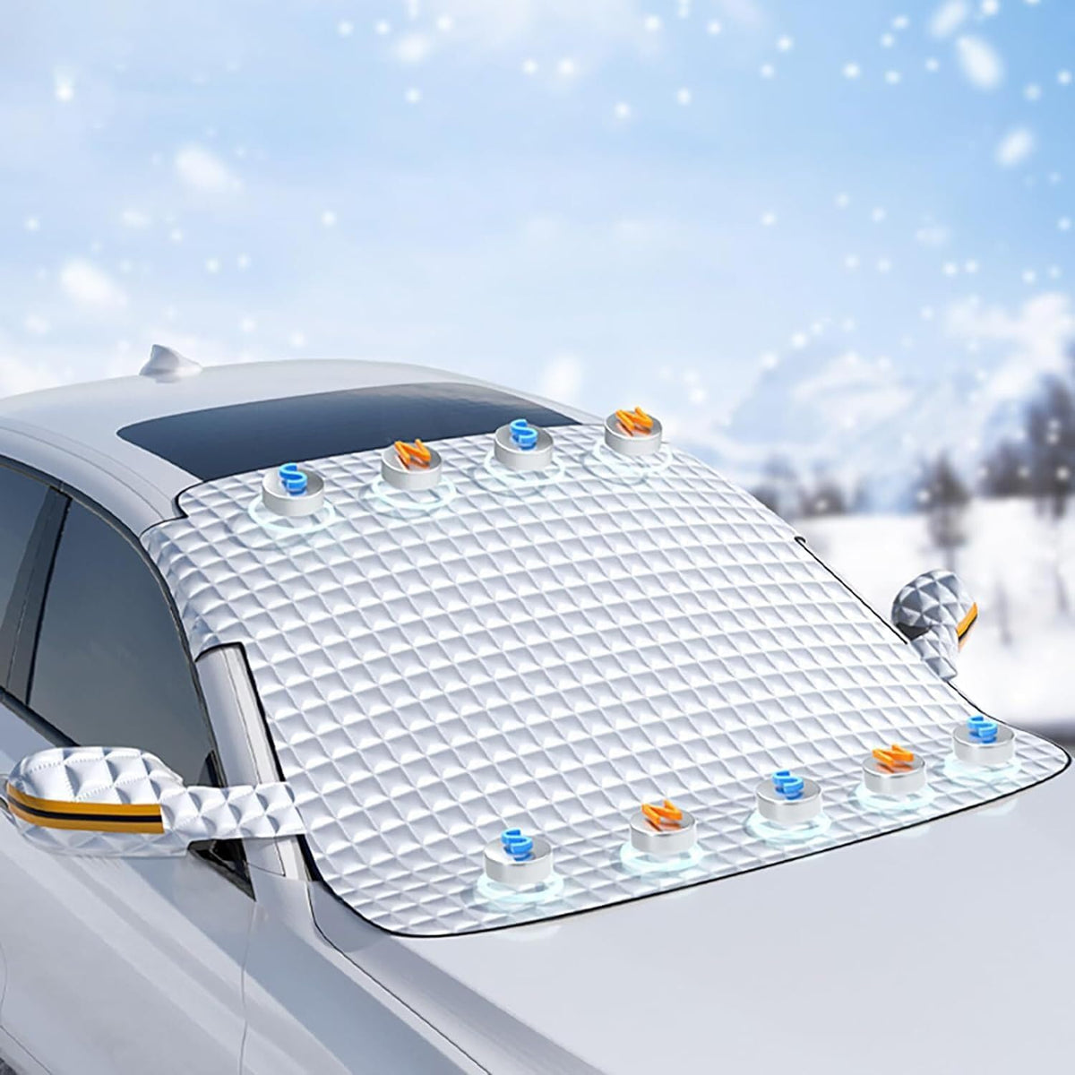 ya 14 9.20 zhengce New Car Windscreen Windshield Front Glass Sun Shade Cover Snow Frost Protec-1