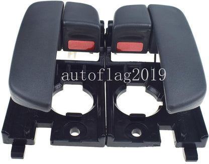 ya 4 8.24 baidi 2 Pack Gray Interior Door Handles Left and Right Rear for Hyundai Accent 2006-2011