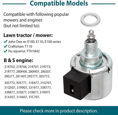ya 4 8.8 846639 Engine fuel Shut-Off solenoid valve Fuel For Lawn Garden Equipment