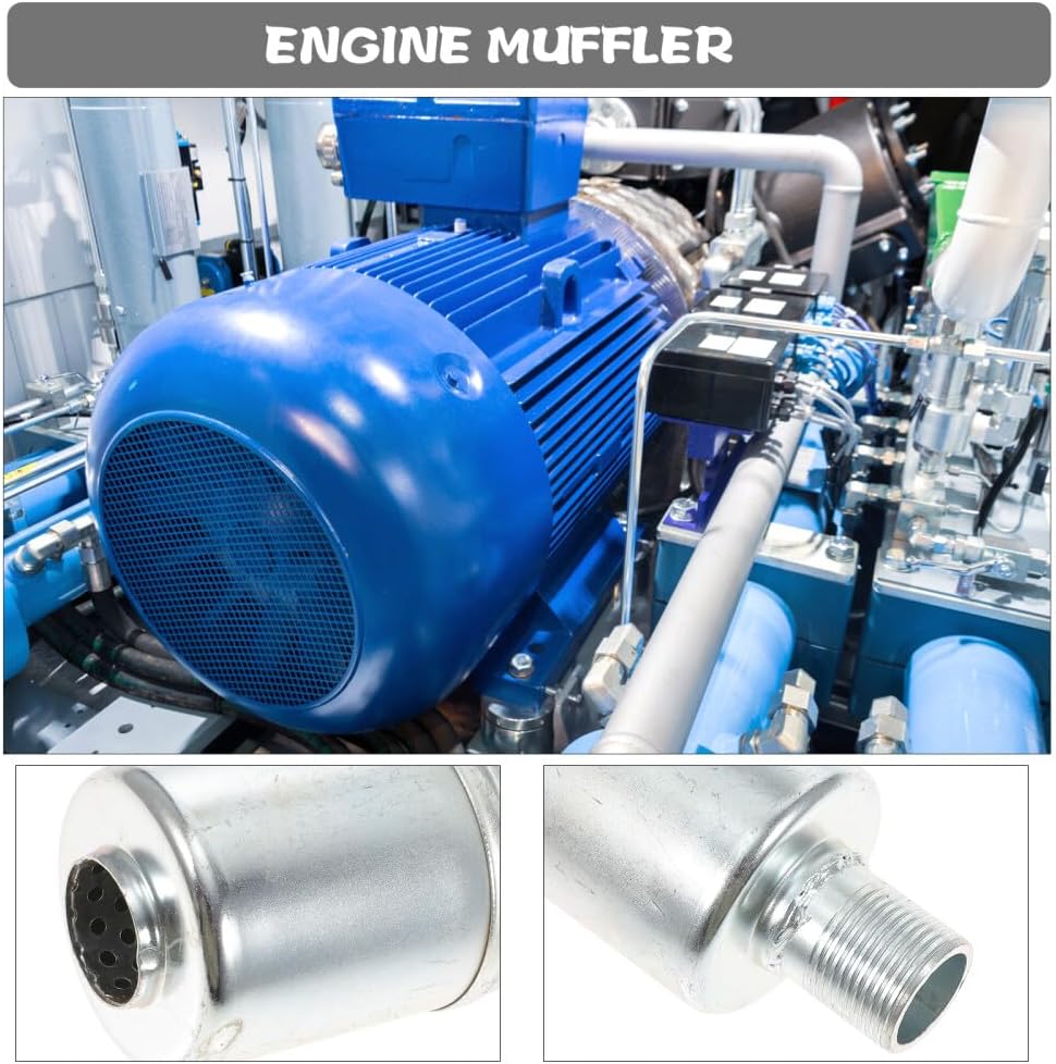 ya 26 10.21 baidi Small Engine Muffler Galvanized nerator Silencer Muffler for Ve al Engine-3
