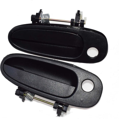 ya 5 8.10 Suitable for Toyota for Corolla 93-97 Exterior Door Handle Left and Right Black 2 Pieces