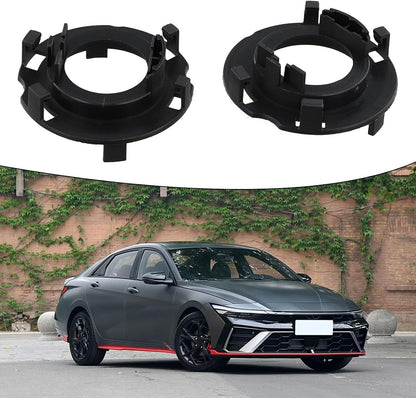 ya 13 9.15 baidi 2*H7 LED-Headlight Bulb Adapter Holder Socket Base Retainer Clip For- for Hyundai