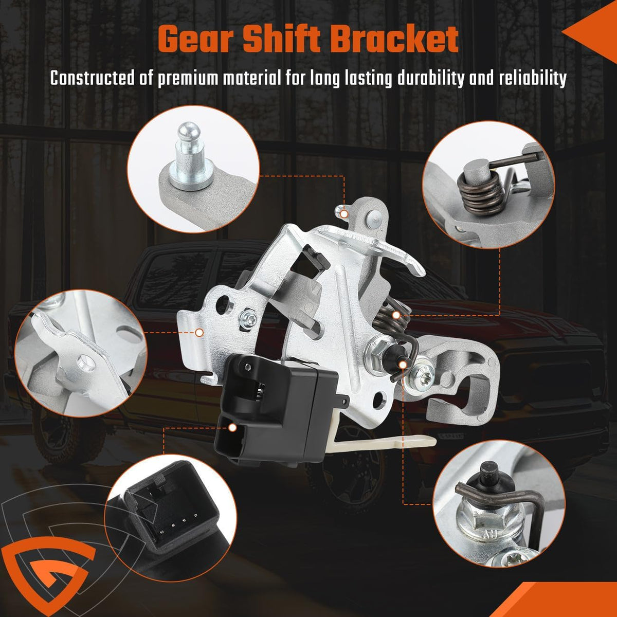 ya 10 9.16 baidi for 2010-2021 for Ram 1500 2500 3500 Transmission Gearshift Bracket - 5057506AH