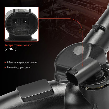 ya 2 8.15 Coolant Thermostat Housing Water Socket for Chevrolet for Cruze Sonic Trax 1.4L 25193922