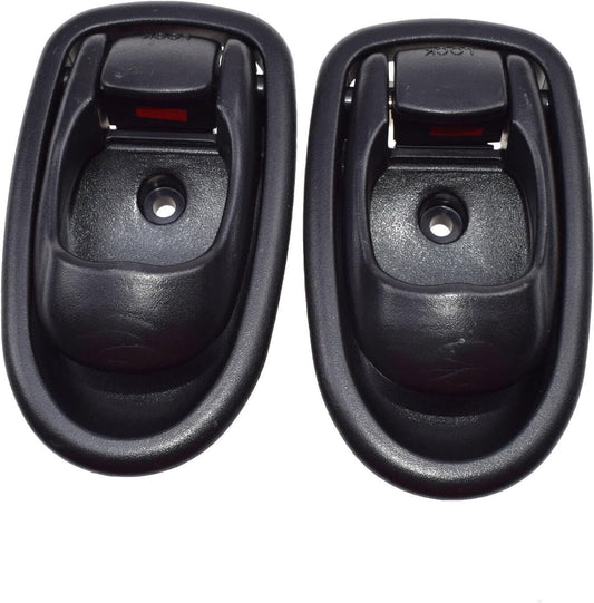 ya 12 10.8 zhengce Left and Right Inner Door Handle Black 2 Pieces for Hyundai for Elantra 199