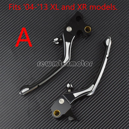 ya 11 9.14 baidiClutch Brake Lever Fit for Harley Sportster 883 1200 Touring FLHR Softail 08-17