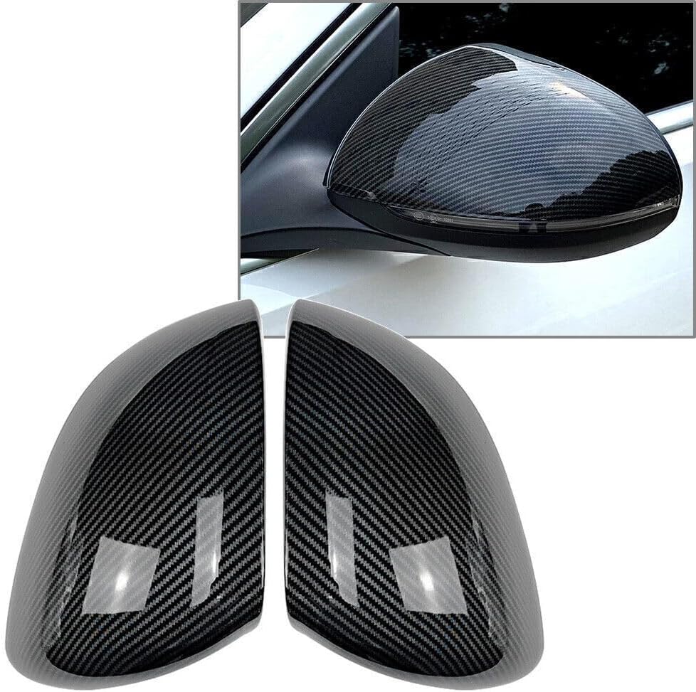 ya 11 9.14 baidi2pcs Carbon Fiber Rear View Mirror Cover Shell Fit for Mercedes-Benz C-Class W206