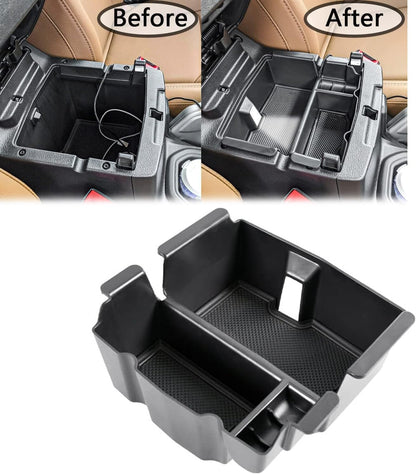ya 5 8.10 For 2020-2025 for Jeep Gladiator Center Console Armrest Organizer Trays Storage Box