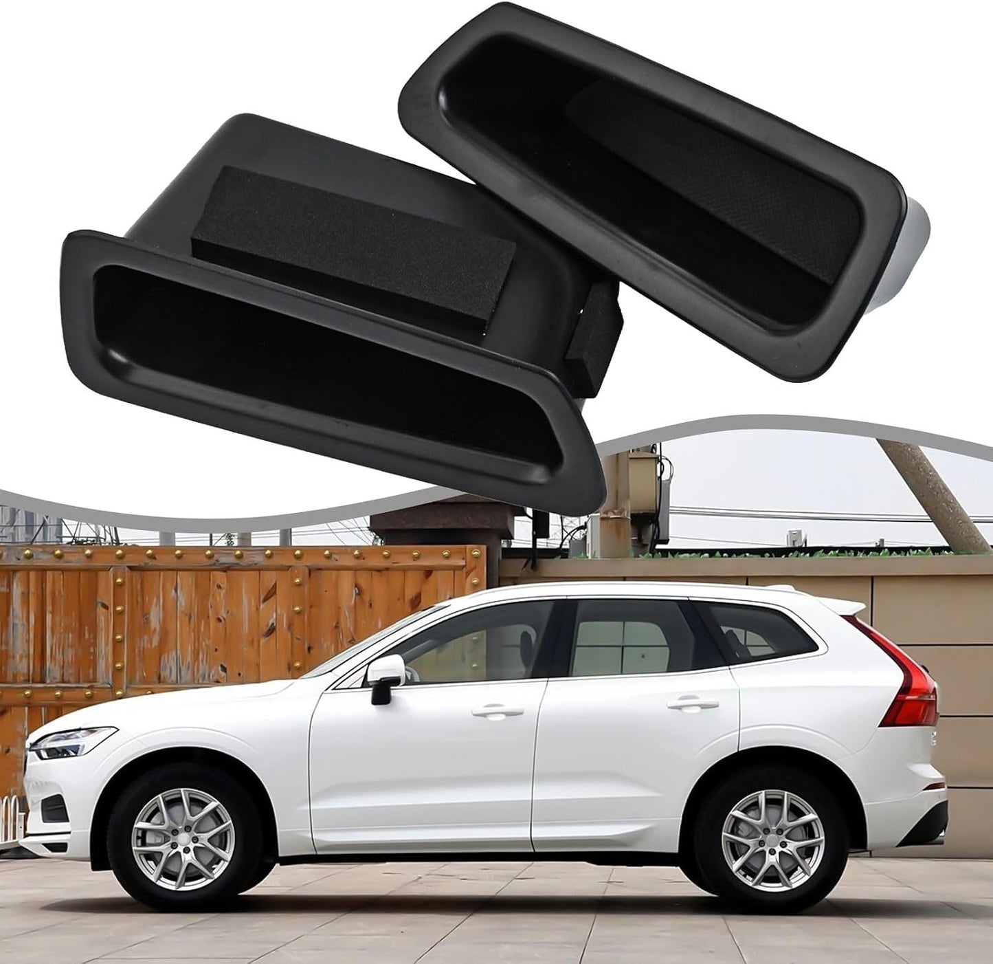 ya 5 8.10 for for Volvo For XC60 2010 2017 Door Handle Storage Box 2pcs Set for Neat Interior