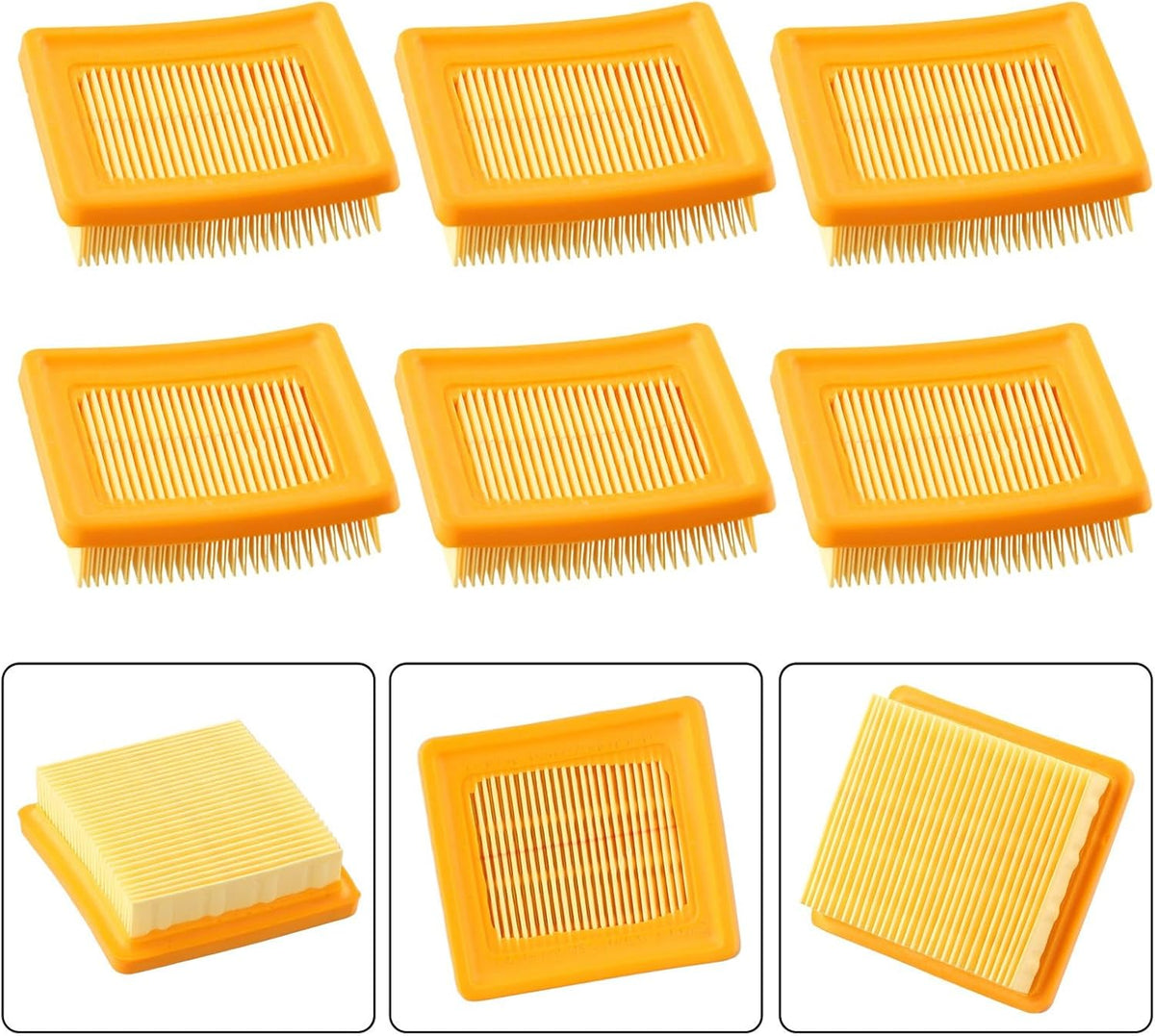 ya 26 10.21 baidi 6 Pack Air Filter Set for 4180-141-0300B FS91 FS131 FS111 Replacement 93353