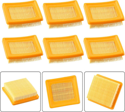 ya 26 10.21 baidi 6 Pack Air Filter Set for 4180-141-0300B FS91 FS131 FS111 Replacement 93353