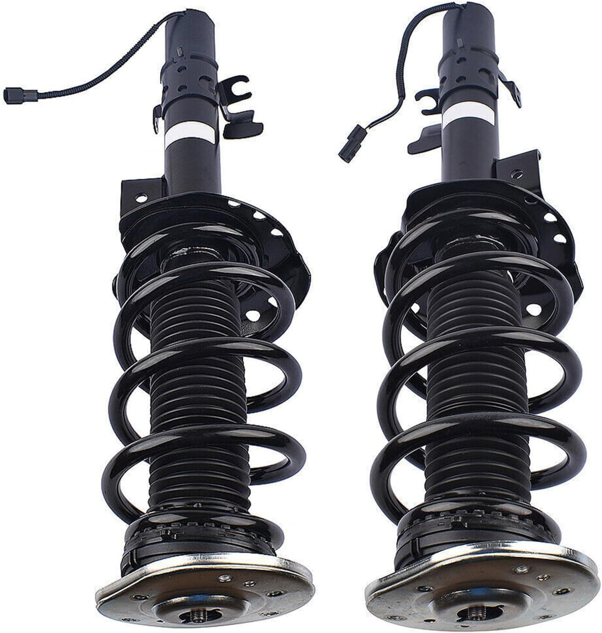 ya 12 10.8 baidi Pair Front LH+RH Shock Strut Assys w/Electric for Range Rover Evoque 2012-2018