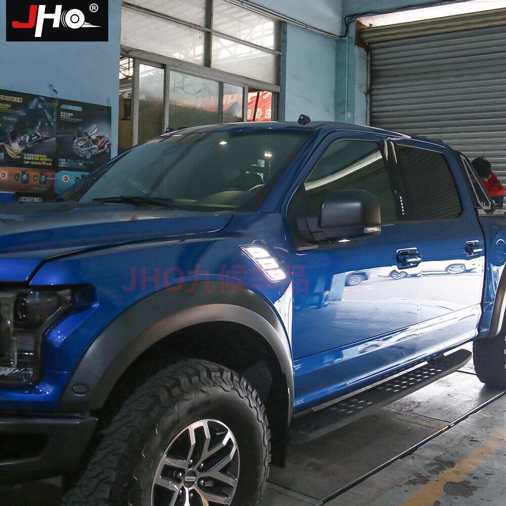 ya 7 8.24 baidi LED Daytime Running Light Car Fender Vent Turn Signal Lamp for Ford F150 Raptor