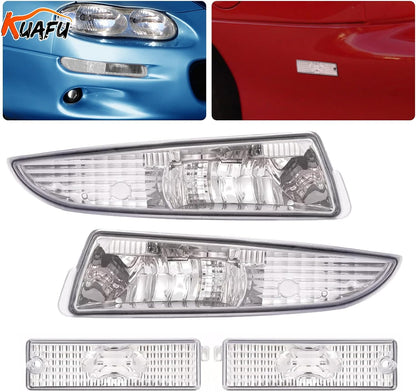 ya 11 9.14 baidiFront & Rear Side Marker Lights Parking Bumper Signal for Chevy Camaro 1993-2002