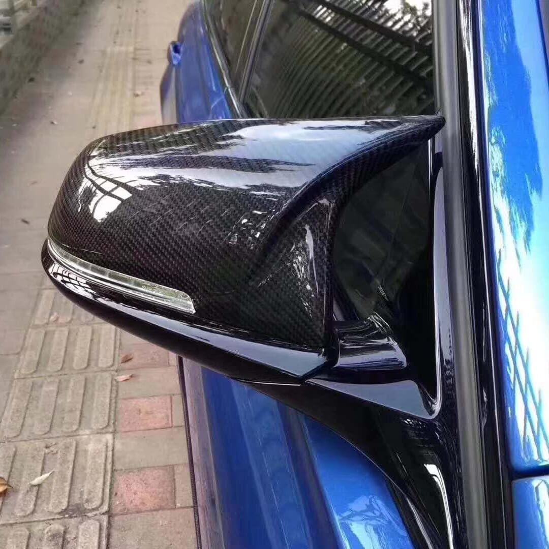 ya 11 9.14 baidiFOR 2020-23 for Toyota SUPRA A90 M STYLE CARBON FIBER REPLACEMENT MIRROR COVERS CAPS