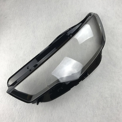 ya 4 8.8.2 for Audi C7 A6L A61 2013-15 Pair Car Headlight Clear Lens Cover Lampshade Lense