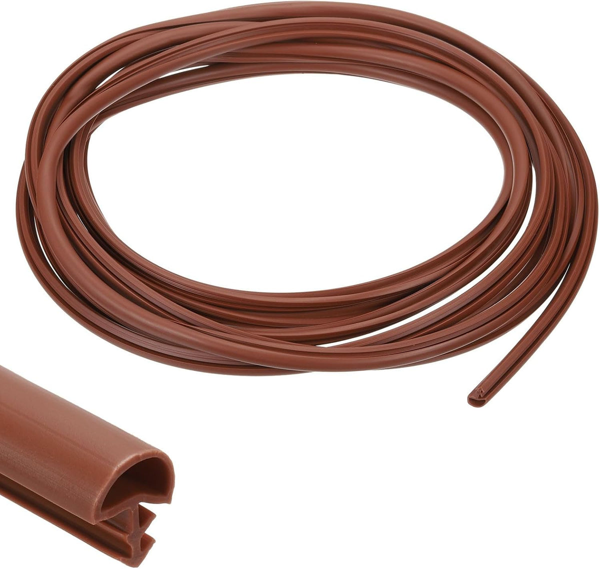 ya 26 10.21 baidi Window Weather Stripping Door Seal, 5/16 Wide Kerf Mount,5m, Brown