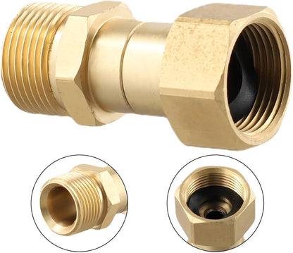 ya 26 10.21 baidi M22 14mm Thread-Pressure Washer Swivel Joint Kink-Connector Hose Fitting AU