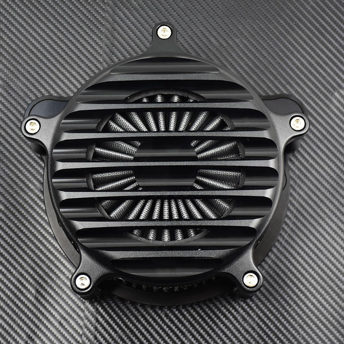 ya 15 10.19 zhengce Matte Stripe Air Cleaner Gray Filter Fit for Harley Touring 17-19 Softail