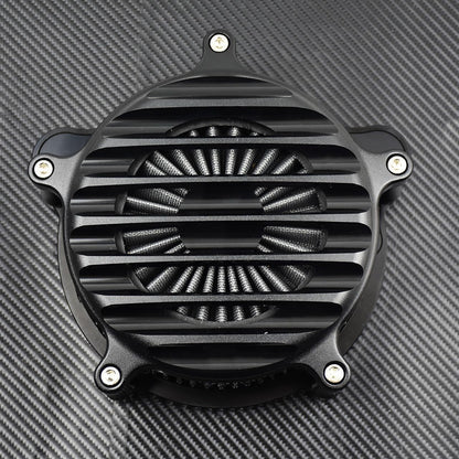 ya 15 10.19 zhengce Matte Stripe Air Cleaner Gray Filter Fit for Harley Touring 17-19 Softail