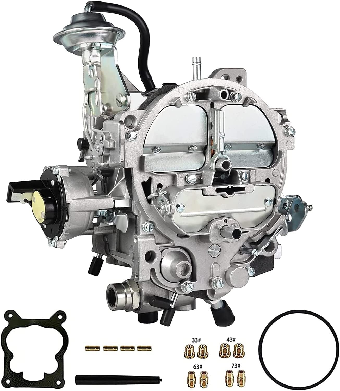 ya 2 8.15 4 Barrel Carburetor for Rochester Quadrajet 4MV 1904R 1906R 4BBL Fits for Chevy