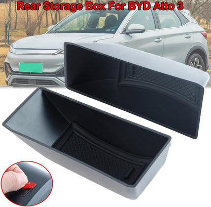 ya 4 8.24 baidi for BYD Atto 3 Yuan Plus 2022-24 Car Interior Rear Side Door Armrest Storage Box