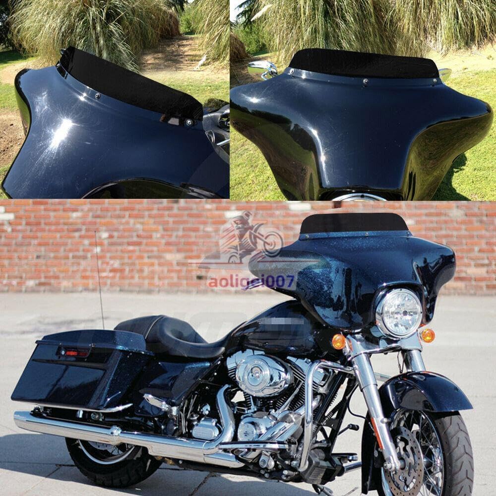 ya 23 10.7 baidi 4.5 Windshield Windscreen BLK for Harley Touring Electra Street Glide 1996~2013