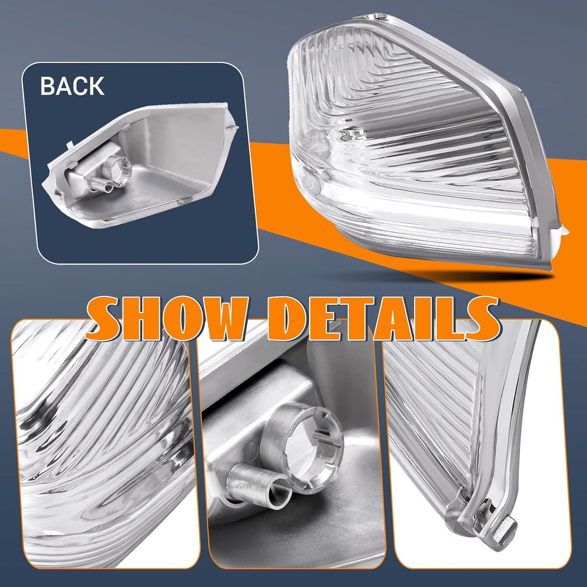 ya 11 9.14 baidiKUAFU Mirror Light Left Driver Side for VW Crafter Sprinter 06 2007-2021