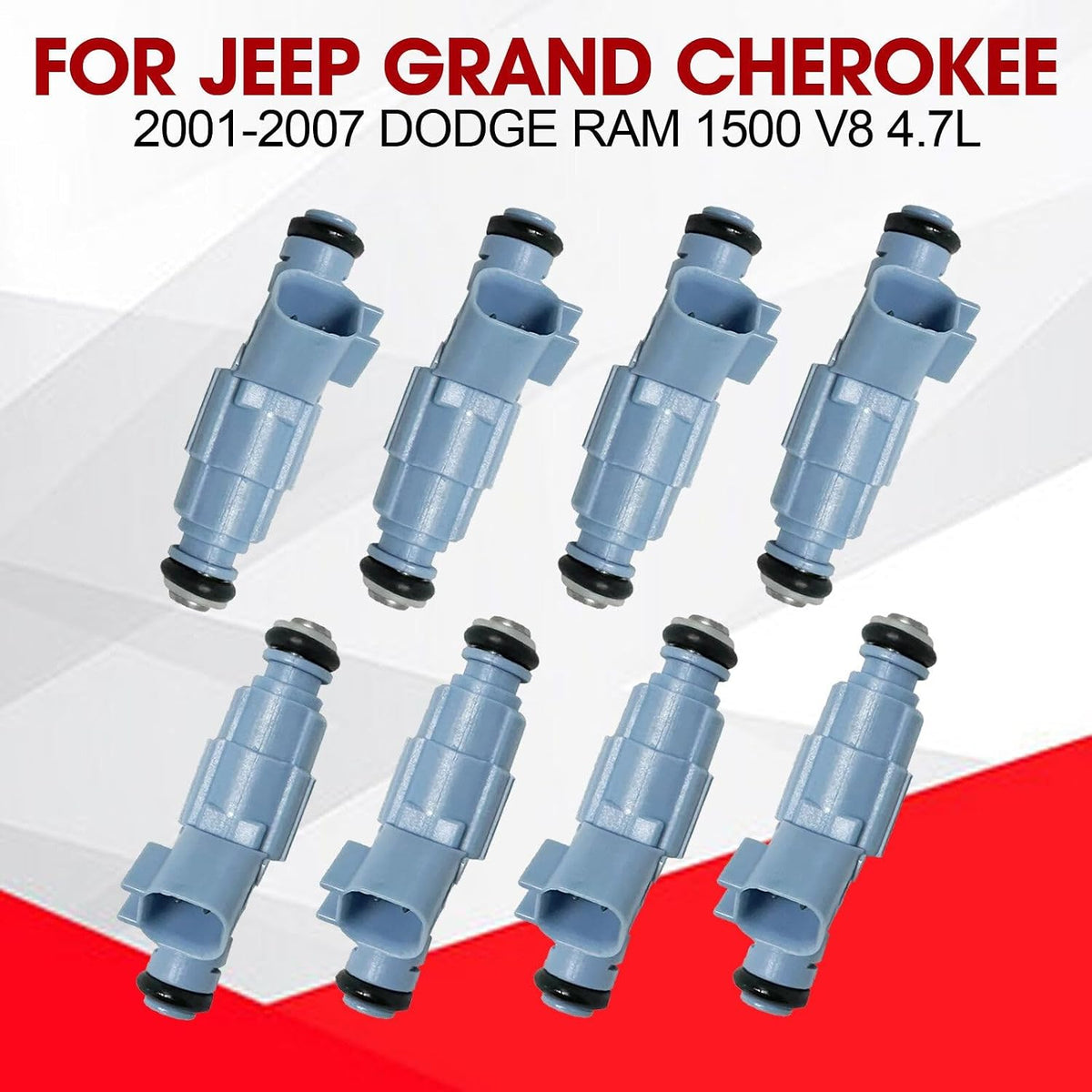 ya 14 9.20 zhengce Fuel Injectors Gas Set Of 8 for Jeep Grand Cherokee 2001-07 for Dodge for-1