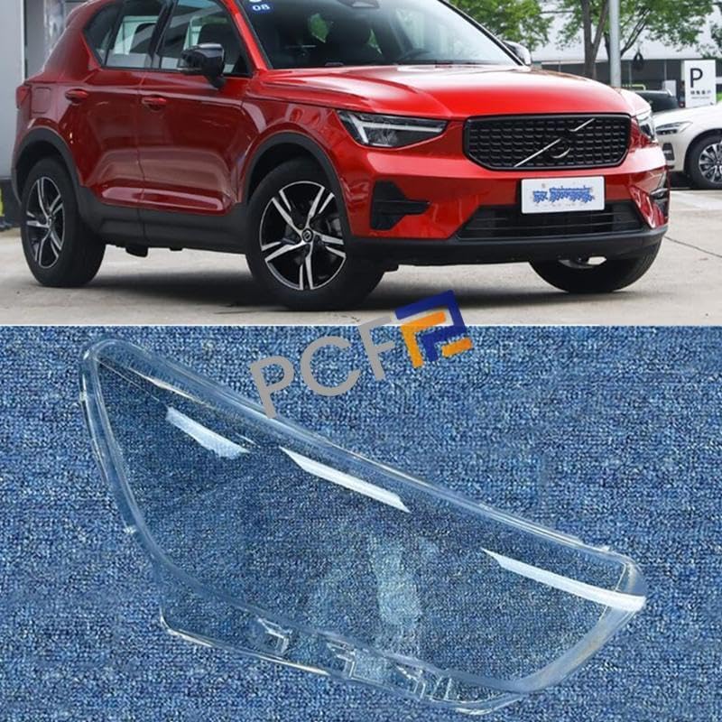ya 4 8.14 Suitable for Volvo XC40 2019-2023 Right Headlight Housing Lens Cover + Sealant 1x