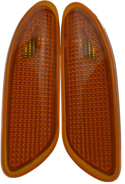 ya 9 10.24 2-pack front left and right marker lights bumper turn signal lights for Mer