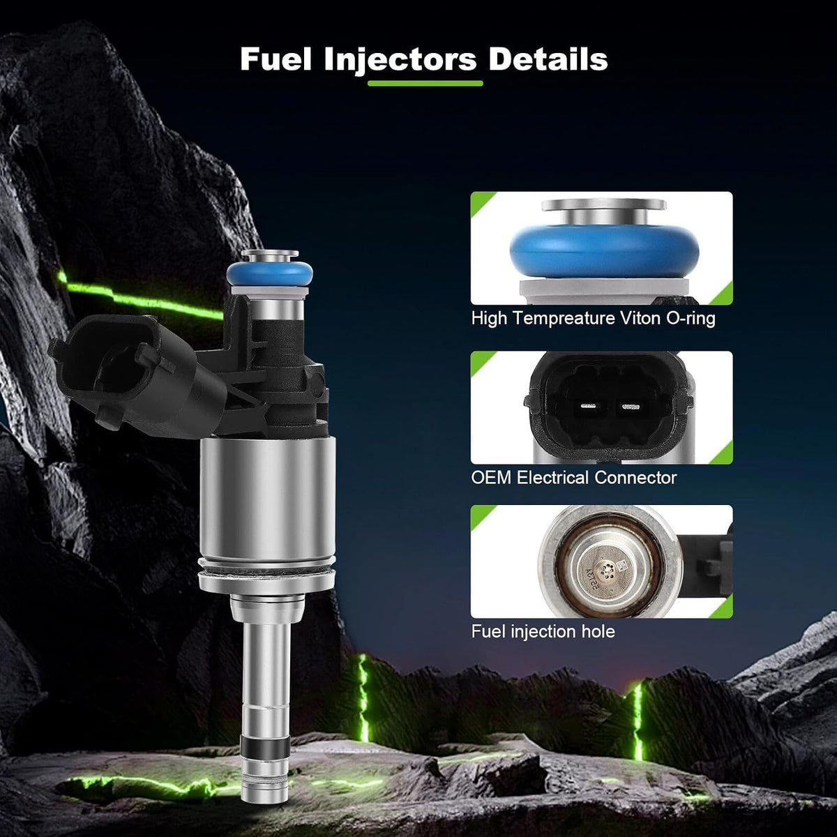 ya 14 9.20 zhengce 6 Fuel Injectors for Buick Enclave for Traverse for GMC Acadia 3.6L 2012-2-1
