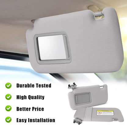 ya 11 9.14 baidiDriver Left New Grey Sun Visor 74320-02711-E0 for Toyota for Corolla 1.8L 2009-2013
