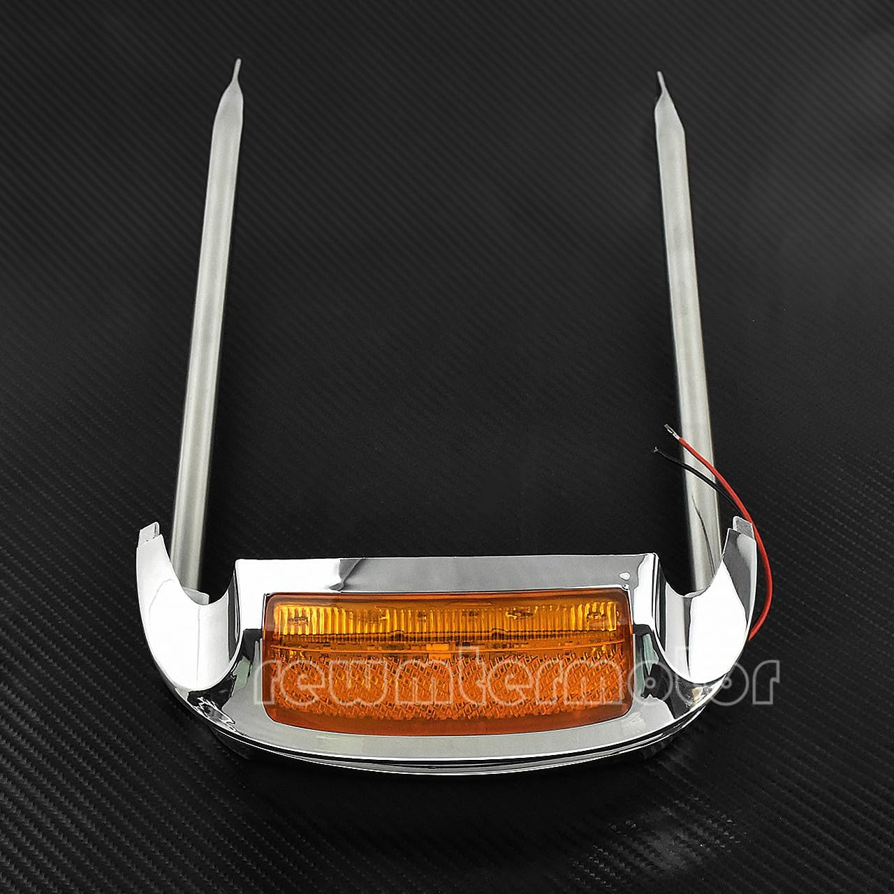ya 7 8.24 baidi Air Wing Front Fender Rail Tip Light Fit for Harley Touring FLHTCU FLHTCUL 14-20