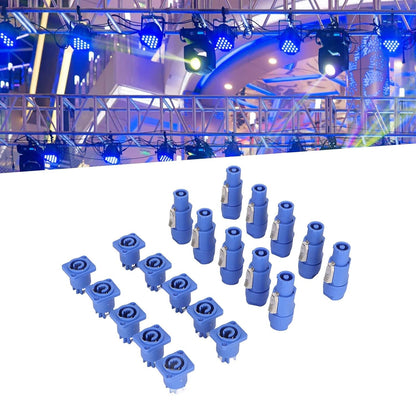 ya 16 10.20 baidi Power Connector Professional Stage Light Power Cable Plug 10 Sets 3 AC Powercon