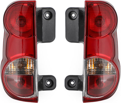 ya 10 9.16 zhengce Left+Right Tail Light Rear Lamp Clear Red Lens For NV200 2013-18 D1