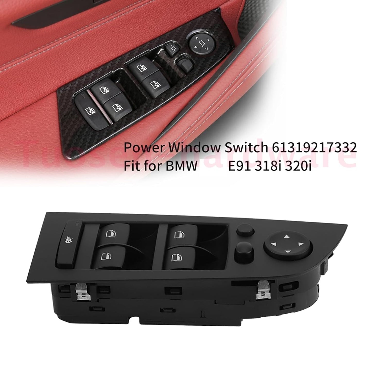 ya 8 8.24 baidi Front Left Master Power Window Switch for BMW E90 330i 320i 325i M3 61319217332