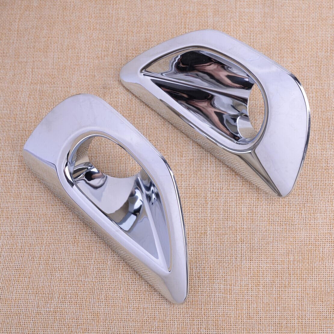 ya 4 8.14 Mend Light Fog Lamp Cover Decoration Front F for Ram e Fits for Jeep Grand Cherokee 2014-2018 