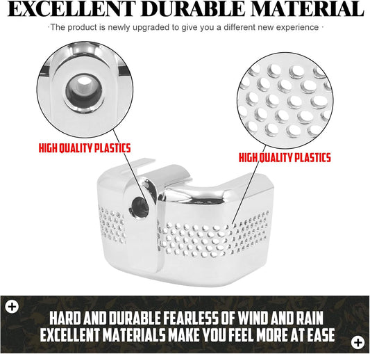 ya 4 8.8.2 Chrome ABS Plastic Coil Cover for Harley Softail Breakout Street Fat Bob 18-2024