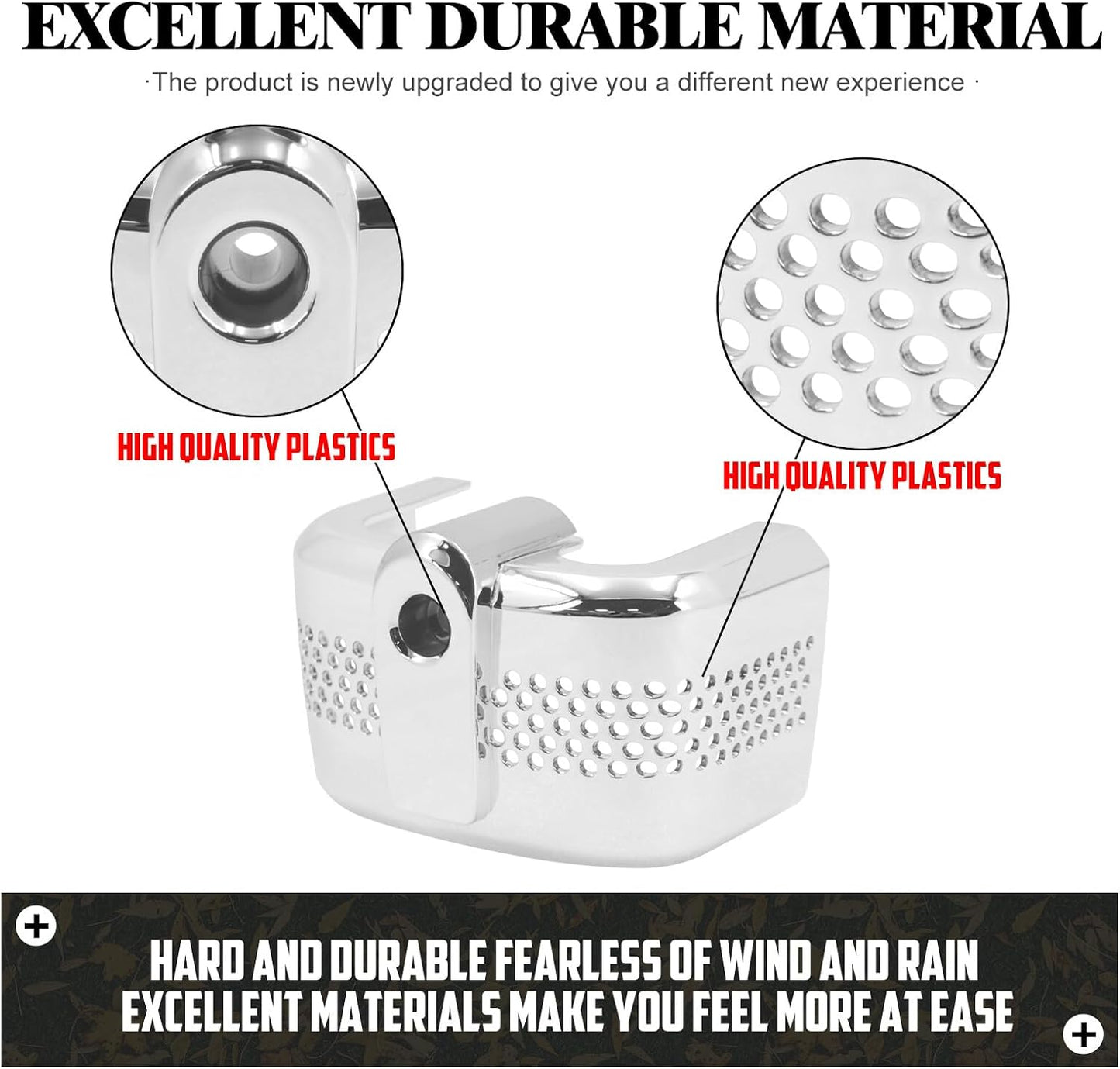 ya 5 8.24 baidi Chrome ABS Plastic Coil Cover for Harley Softail Breakout Street Fat Bob 18-2024