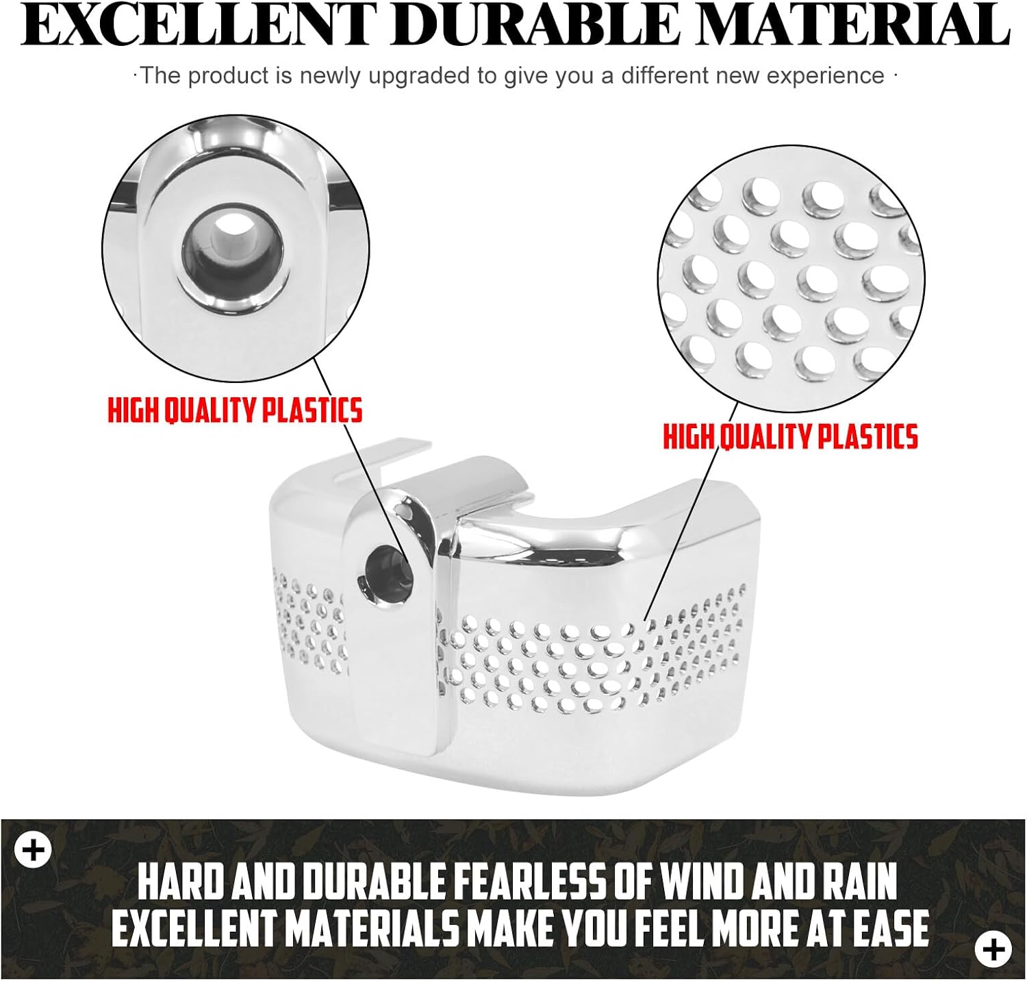 ya 5 8.24 baidi Chrome ABS Plastic Coil Cover for Harley Softail Breakout Street Fat Bob 18-2024