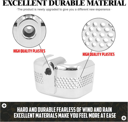 ya 5 8.24 baidi Chrome ABS Plastic Coil Cover for Harley Softail Breakout Street Fat Bob 18-2024