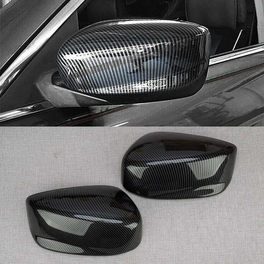 ya 9 10.24 Carbon Fiber Style Side Mirror Protector Fits for Acura ILX Sedan 2013-2022