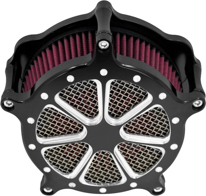 ya 5 8.10 Black Air Cleaner Filter Red Intake for Harley Sportster 883 1200 48 72 04-2022