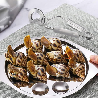 ya 14 9.20 baidi Multi purpose Snail Tongs Stainless Steel Kitchen Serving Tongs Set of 4