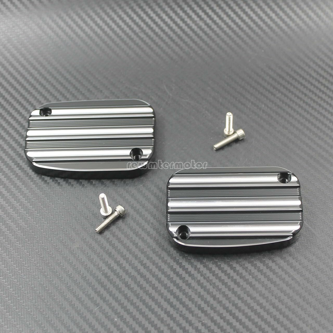 ya 6 8.14 One Pair Brake Master Front Cylinder Cover Fit for Harley FLHT FLTR CVO VRSCD