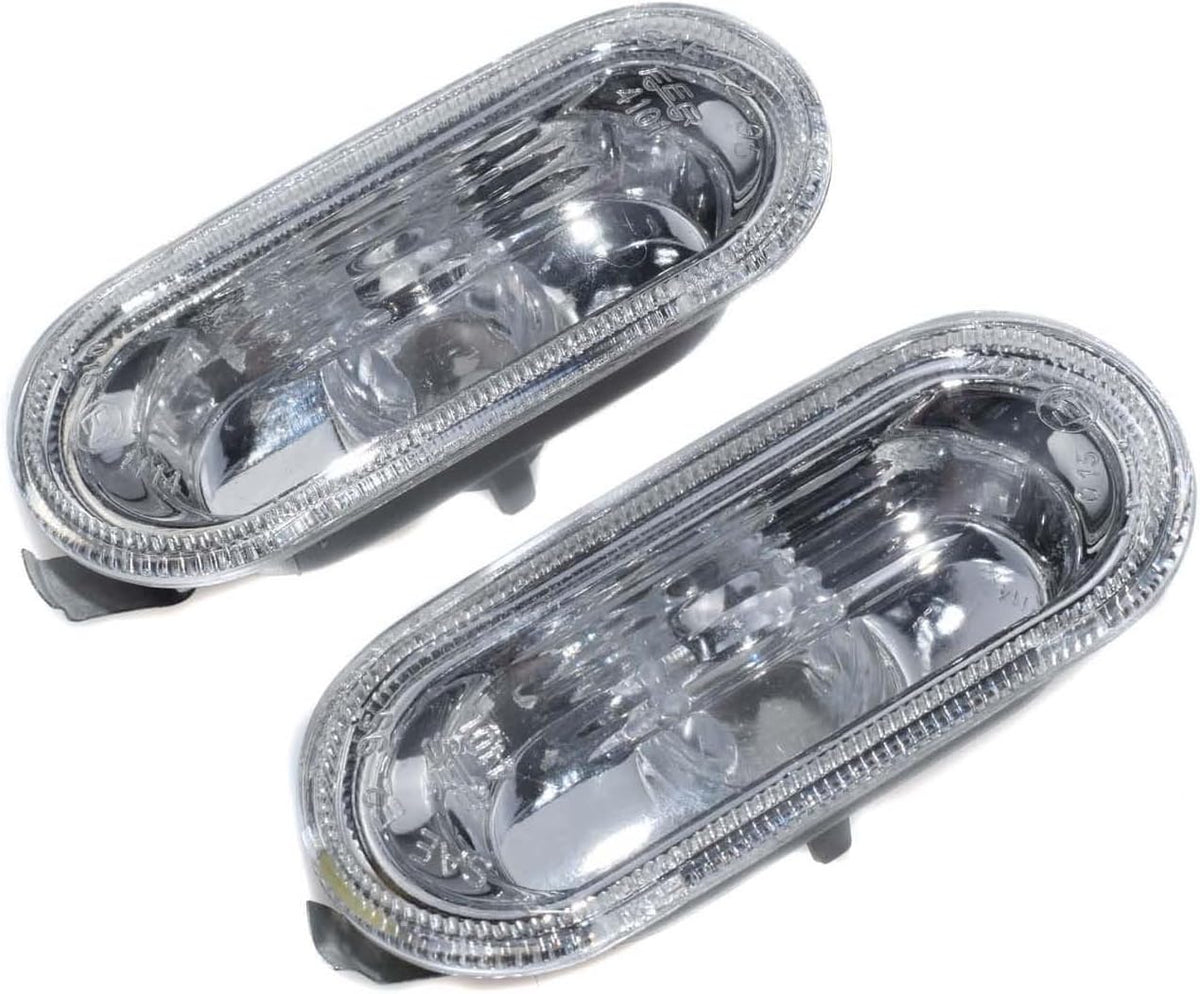 ya 9 10.24 One pair of transparent side marker lights for VW for JETTA for Golf MK4 PA