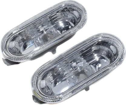 ya 9 10.24 One pair of transparent side marker lights for VW for JETTA for Golf MK4 PA