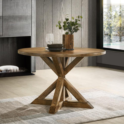 ya 28 10.13 baidi 5-Piece Dining Set Buck Wood Table + 4 Chairs, Modern Design for Kitchen