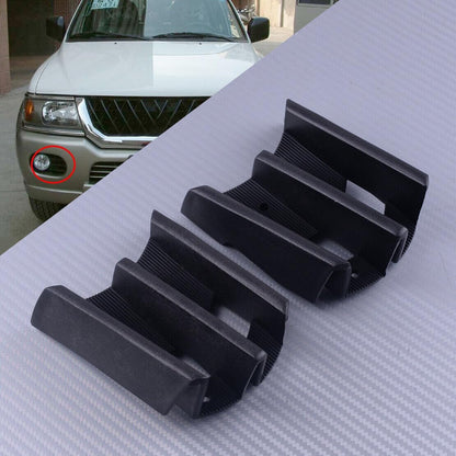 ya 4 8.14 2 Pieces Front Fog Light Grille Fits for Mitsubishi Montero Pajero Shogun Sport 1999-08
